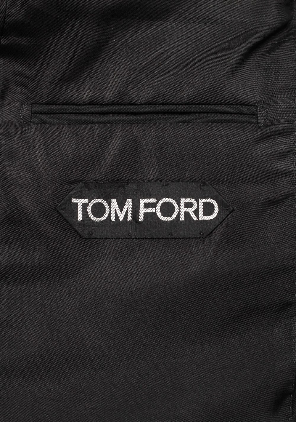 TOM FORD Windsor Solid Black Suit Size 50C / 40S U.S. Wool Fit A | Costume Limité