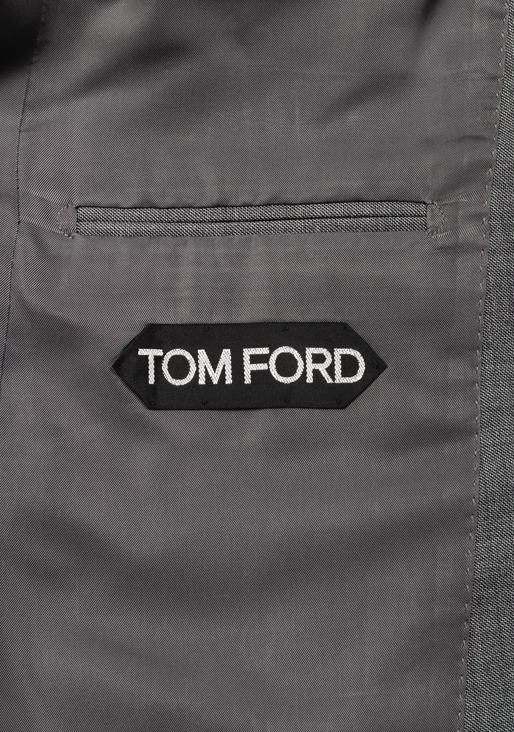TOM FORD Windsor Gray Sharkskin 3 Piece Suit In Wool Fit A | Costume Limité