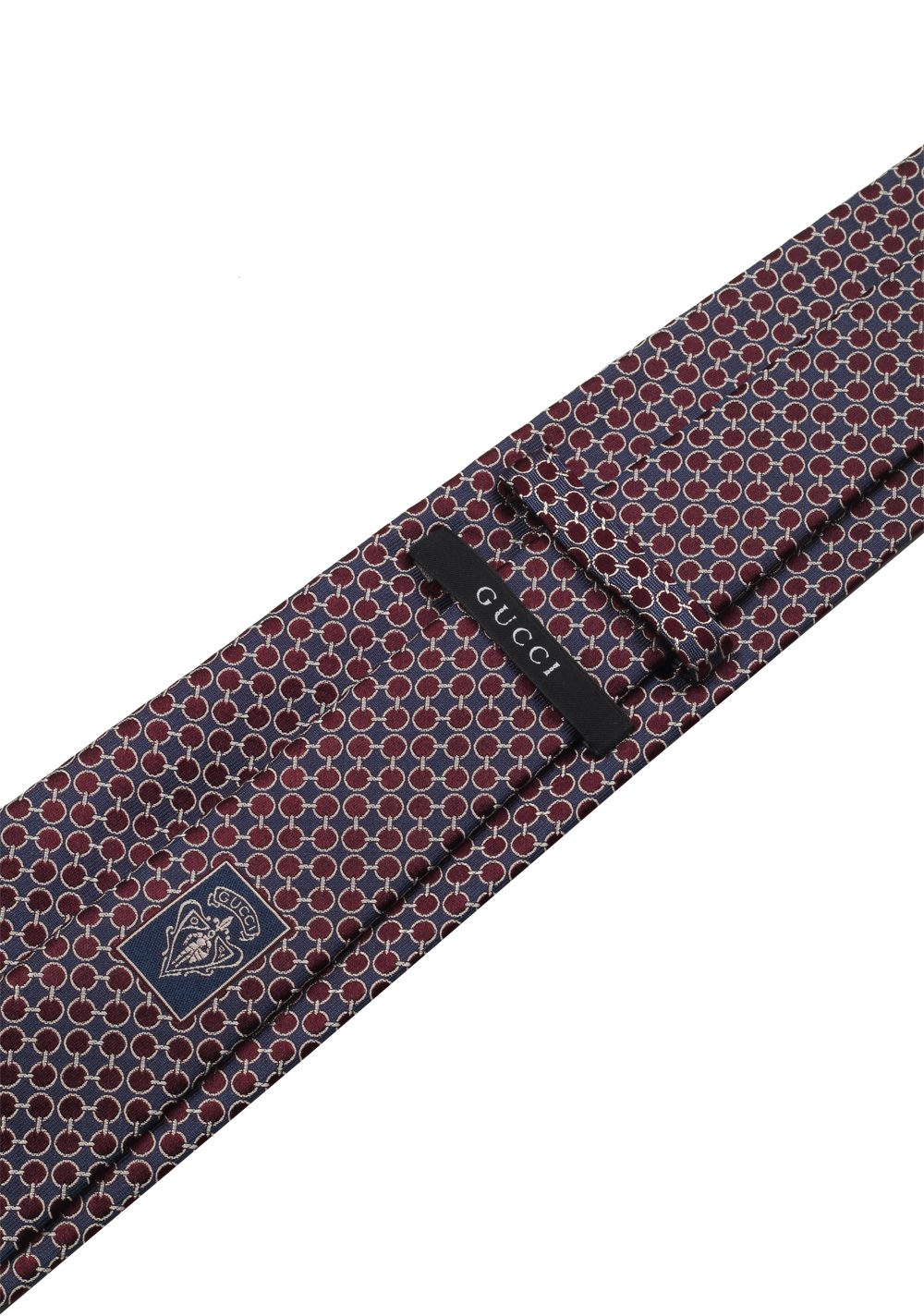 Gucci Blue / Purple Patterned Tie | Costume Limité