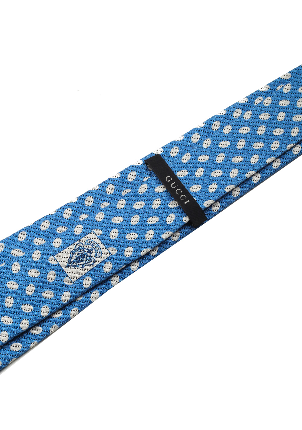 Gucci Blue Patterned Tie | Costume Limité