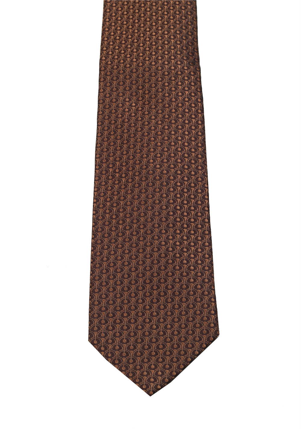 Gucci Brown Patterned Tie | Costume Limité