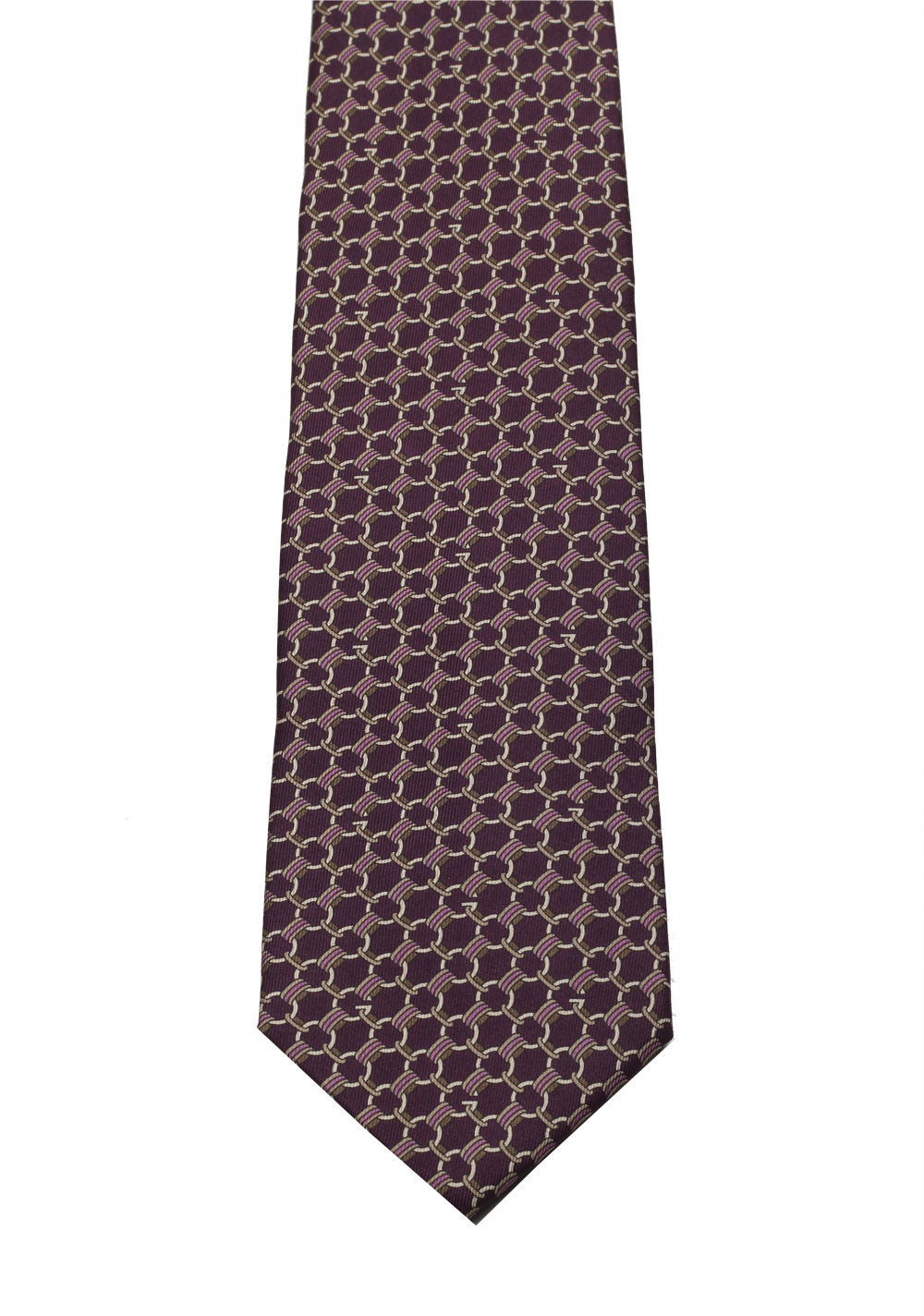 Gucci Purple Patterned Tie | Costume Limité