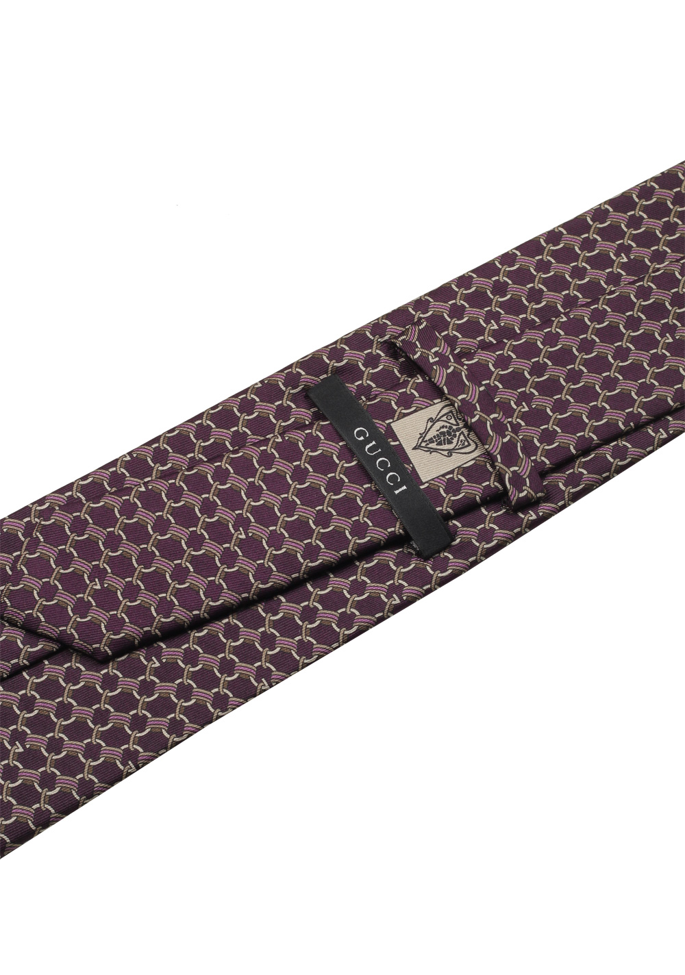 Gucci Purple Patterned Tie | Costume Limité