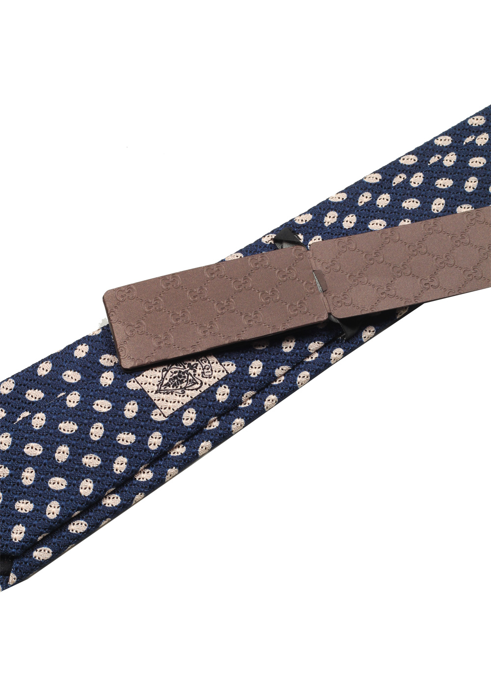 Gucci Blue Patterned Tie | Costume Limité