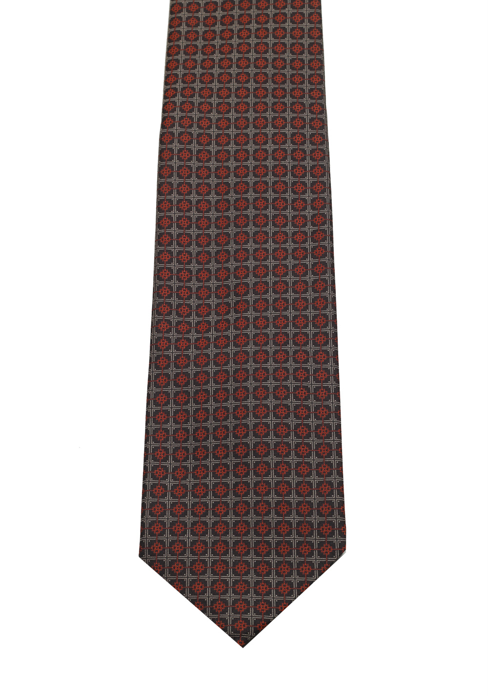 Gucci Gray / Brownish Patterned Tie | Costume Limité