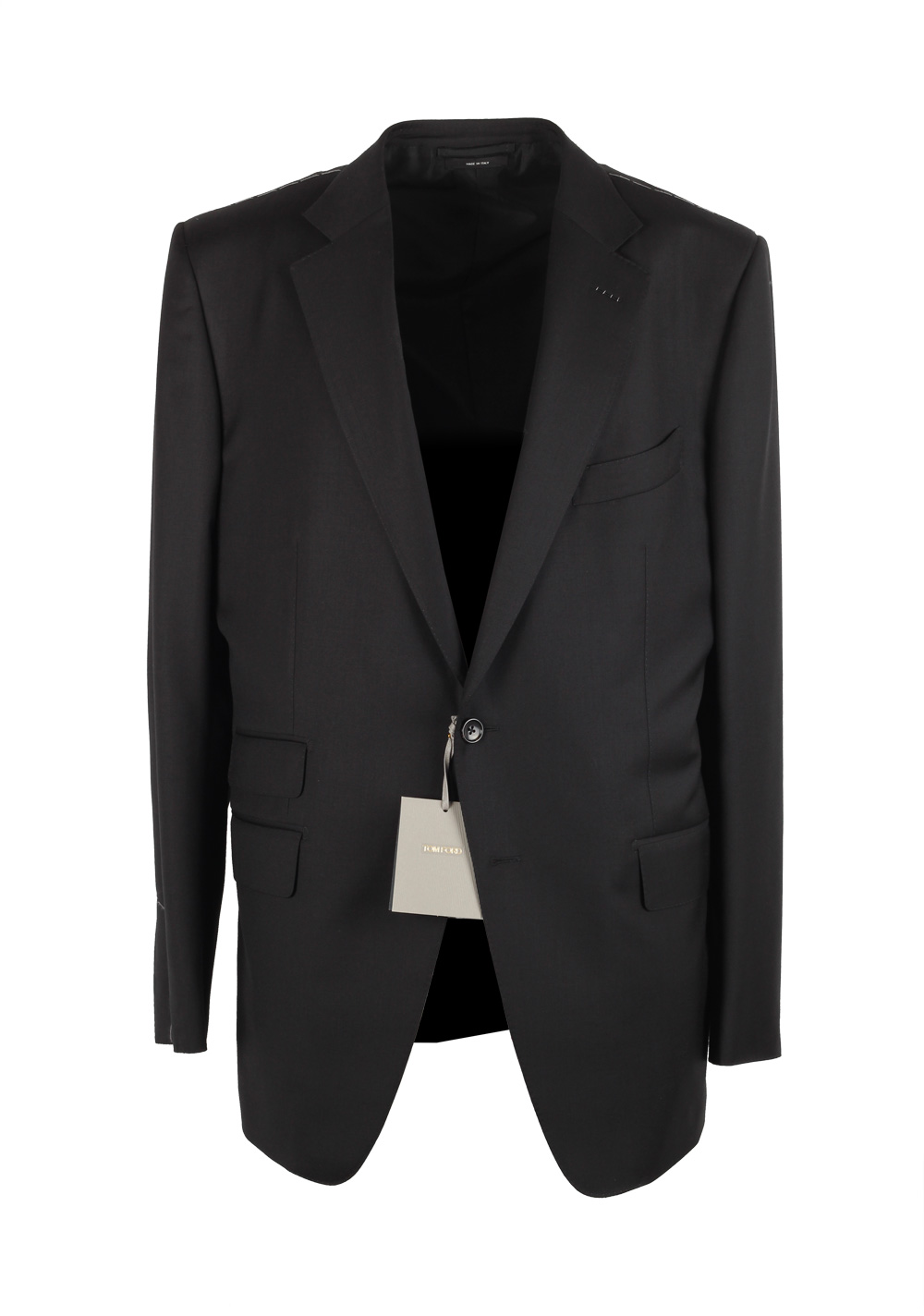 TOM FORD O’Connor Black Suit Size 56 / 46R U.S. Wool Fit Y | Costume Limité