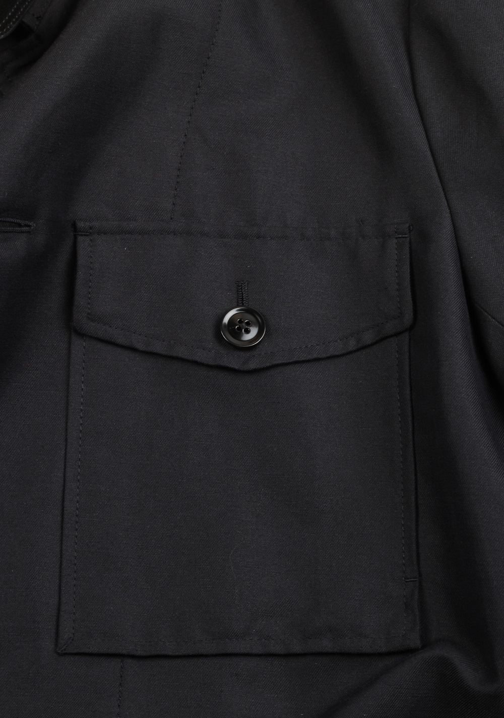 TOM FORD Black Military Safari Coat Size 58 / 48R U.S. Outerwear | Costume Limité