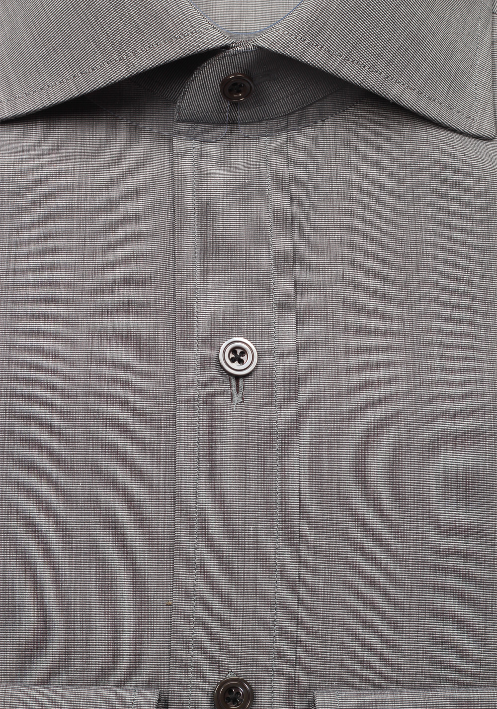 TOM FORD Solid Gray Dress Shirt Size 39 / 15,75 U.S. | Costume Limité