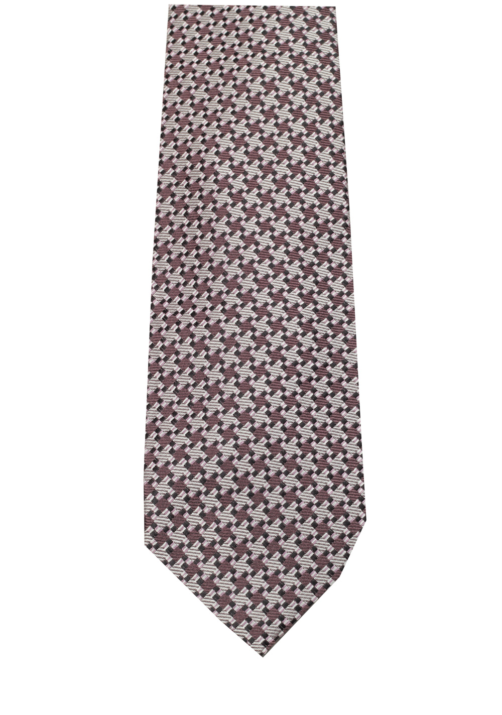 TOM FORD Patterned Purple Tie In Silk | Costume Limité