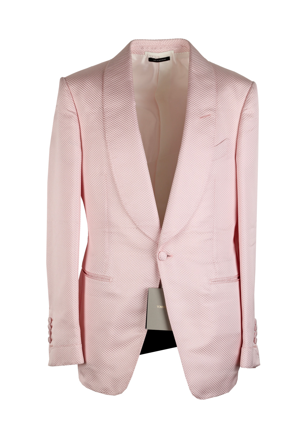 TOM FORD Shelton Pink Shawl Collar Sport Coat Tuxedo Dinner Jacket Size ...