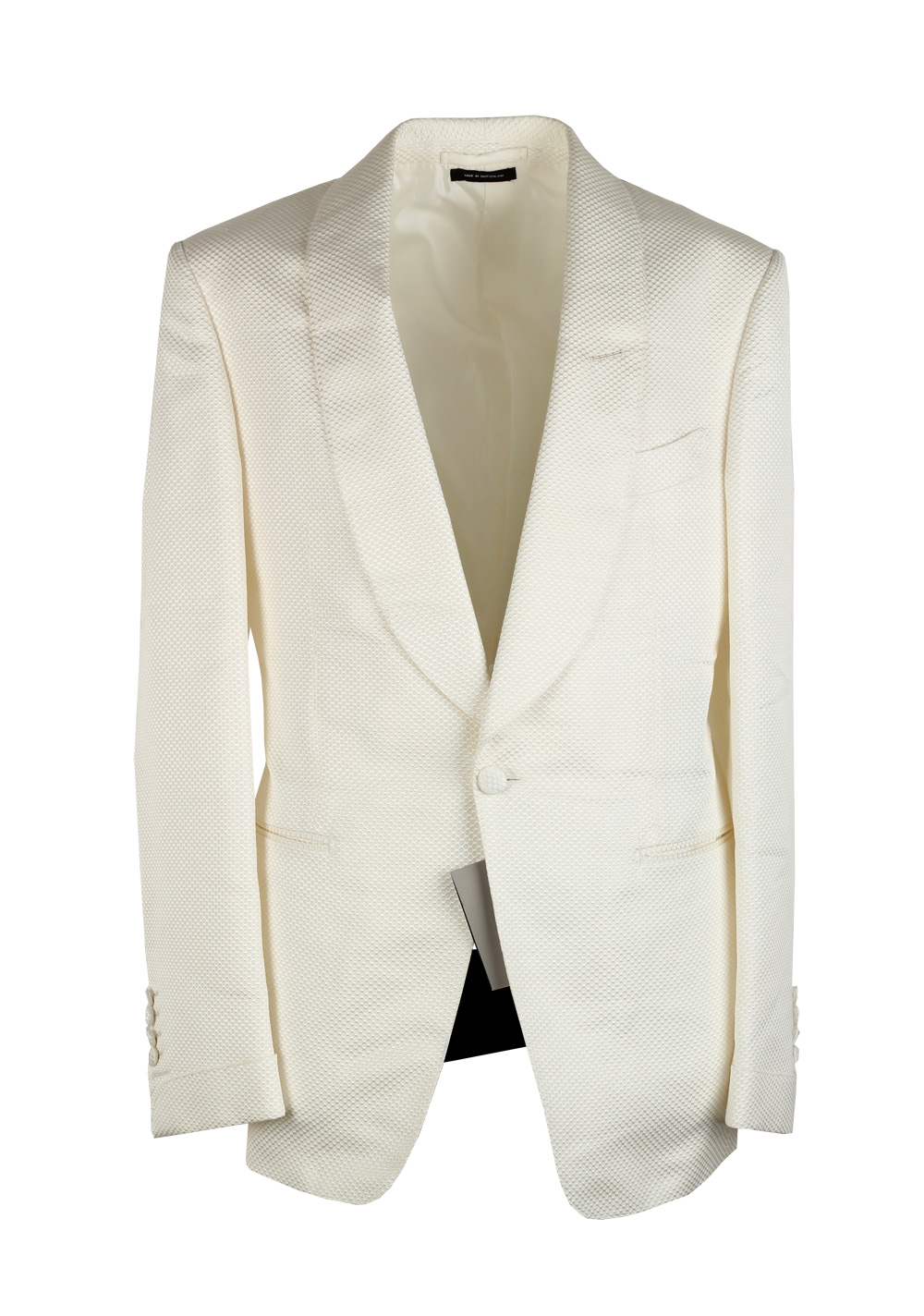 TOM FORD Shelton White Shawl Collar Sport Coat Tuxedo Dinner Jacket ...