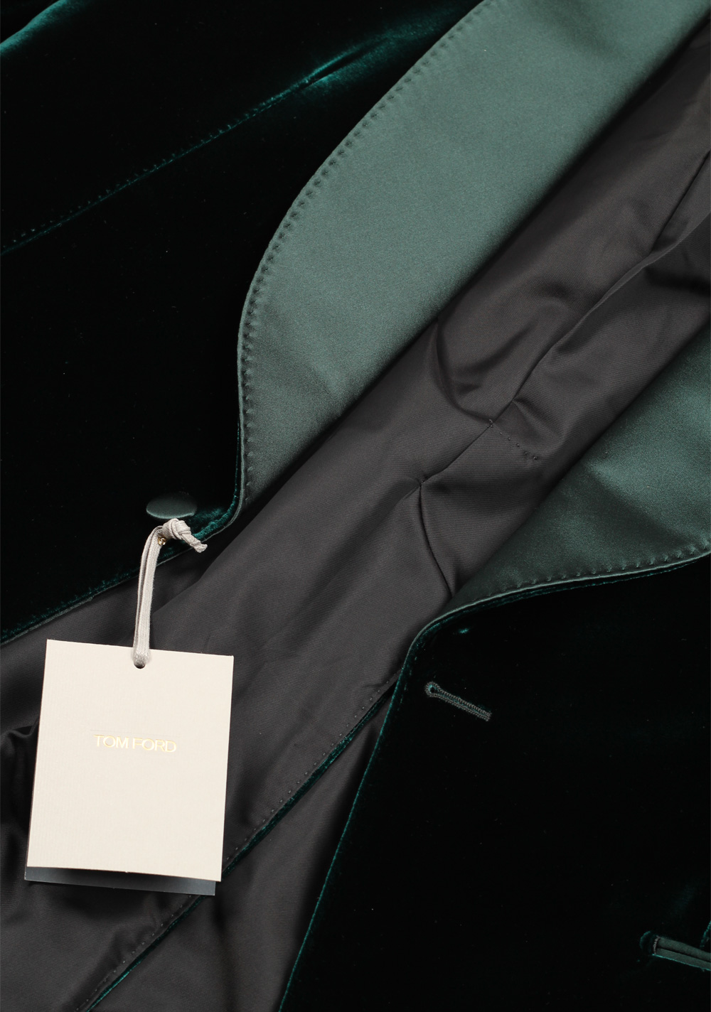 TOM FORD Shelton Green Sport Coat Tuxedo Dinner Jacket Size 52 / 42R U.S. | Costume Limité