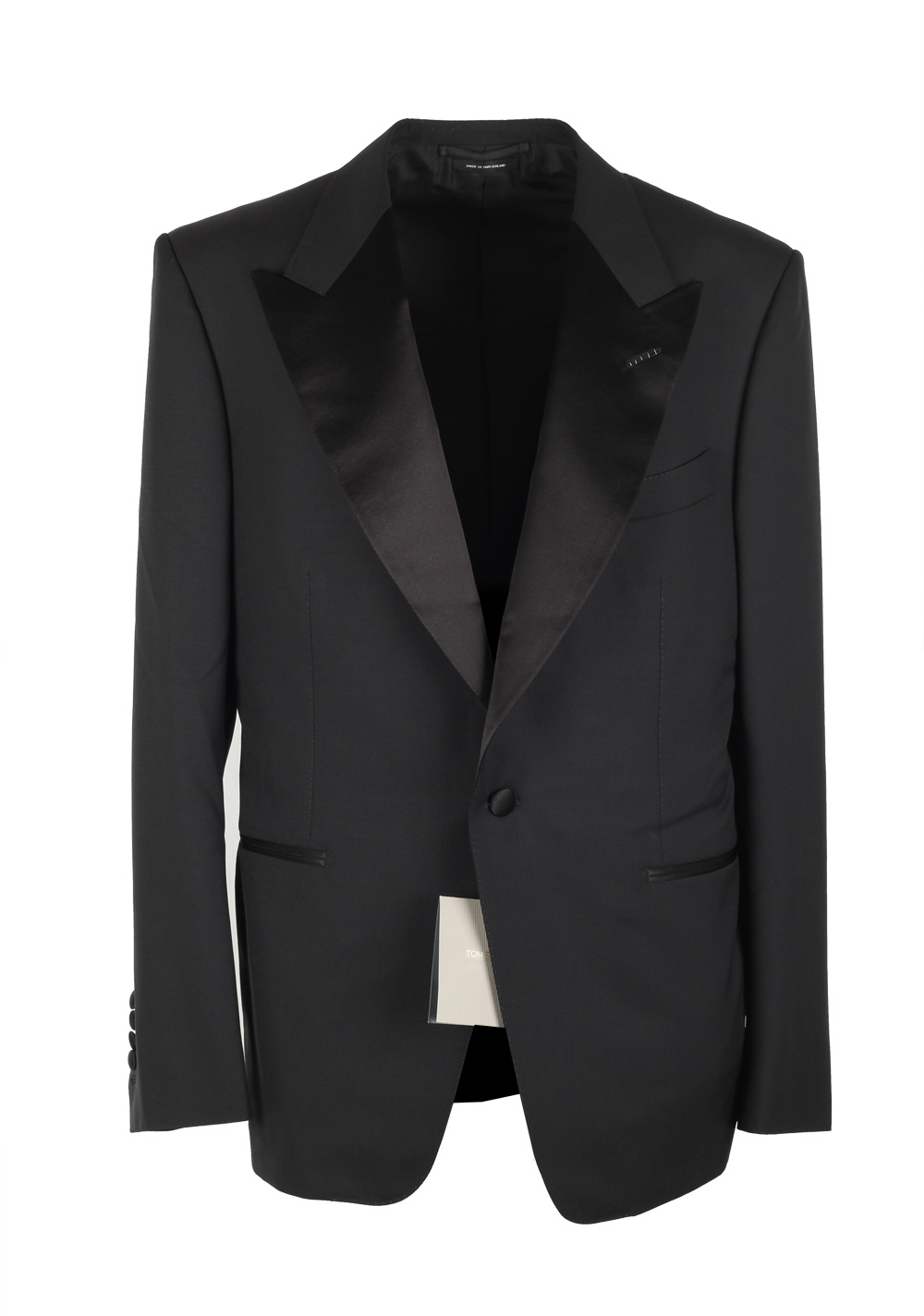 TOM FORD Windsor Black Tuxedo Suit Size 52C / 42S U.S. Fit A | Costume Limité