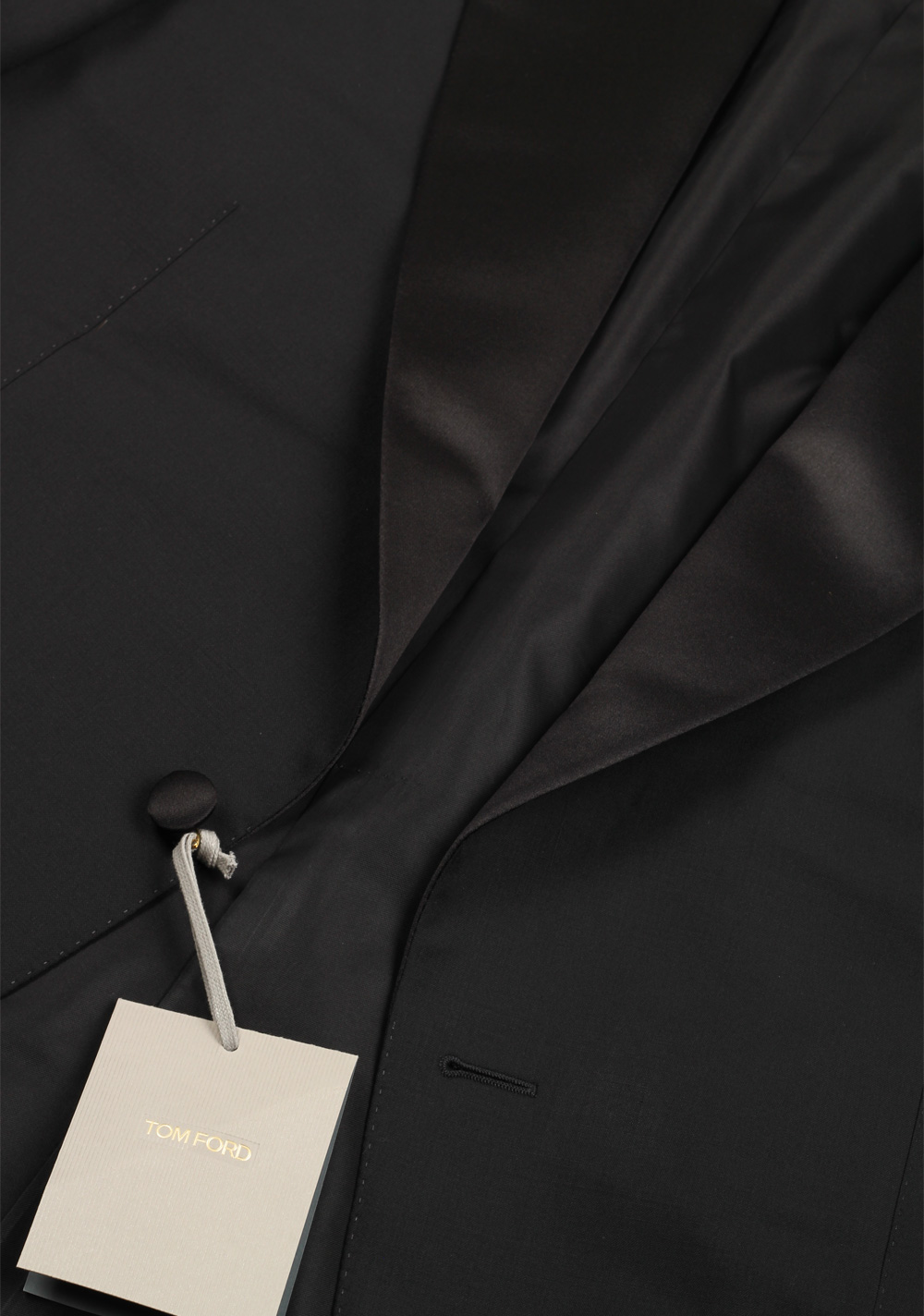 TOM FORD Windsor Black Tuxedo Suit Size 52C / 42S U.S. Fit A | Costume Limité