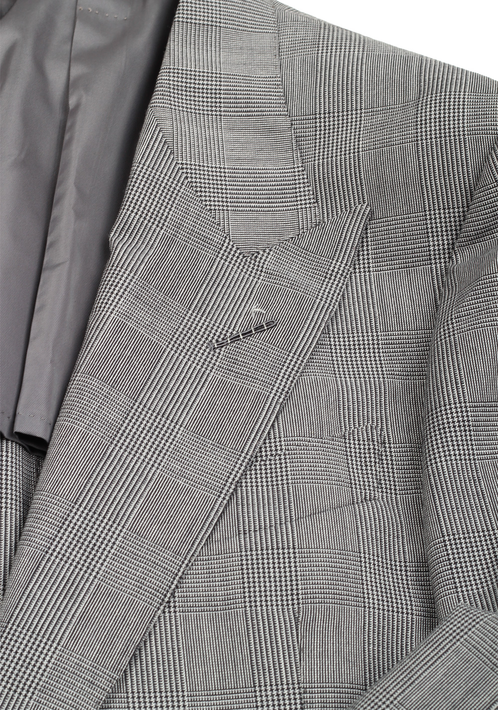TOM FORD Shelton Checked Gray Sport Coat Size 48 / 38R U.S. In Wool | Costume Limité