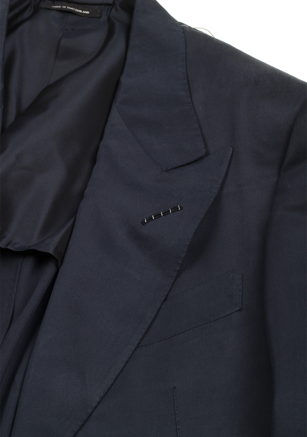 TOM FORD Shelton Blue Sport Coat Size 48 / 38R U.S. In Silk | Costume Limité