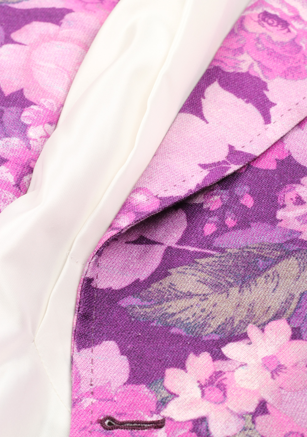 TOM FORD Shelton Pink Floral Sport Coat Size 48 / 38R U.S. In Linen | Costume Limité