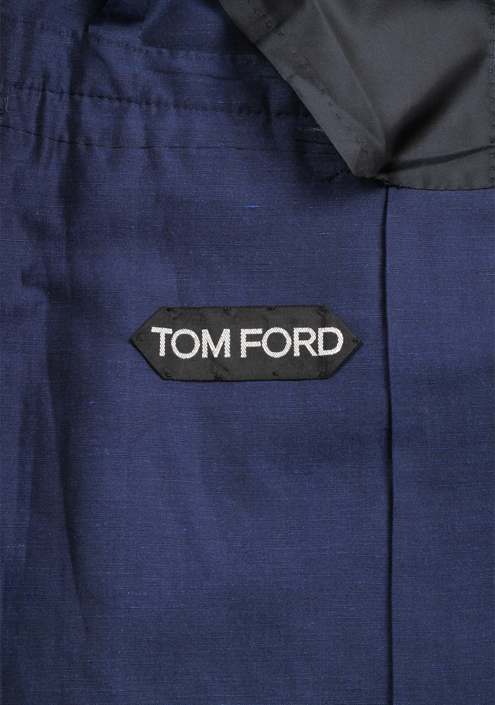 TOM FORD Shelton Blue Suit Size 48 / 38R U.S. In Linen Silk | Costume Limité