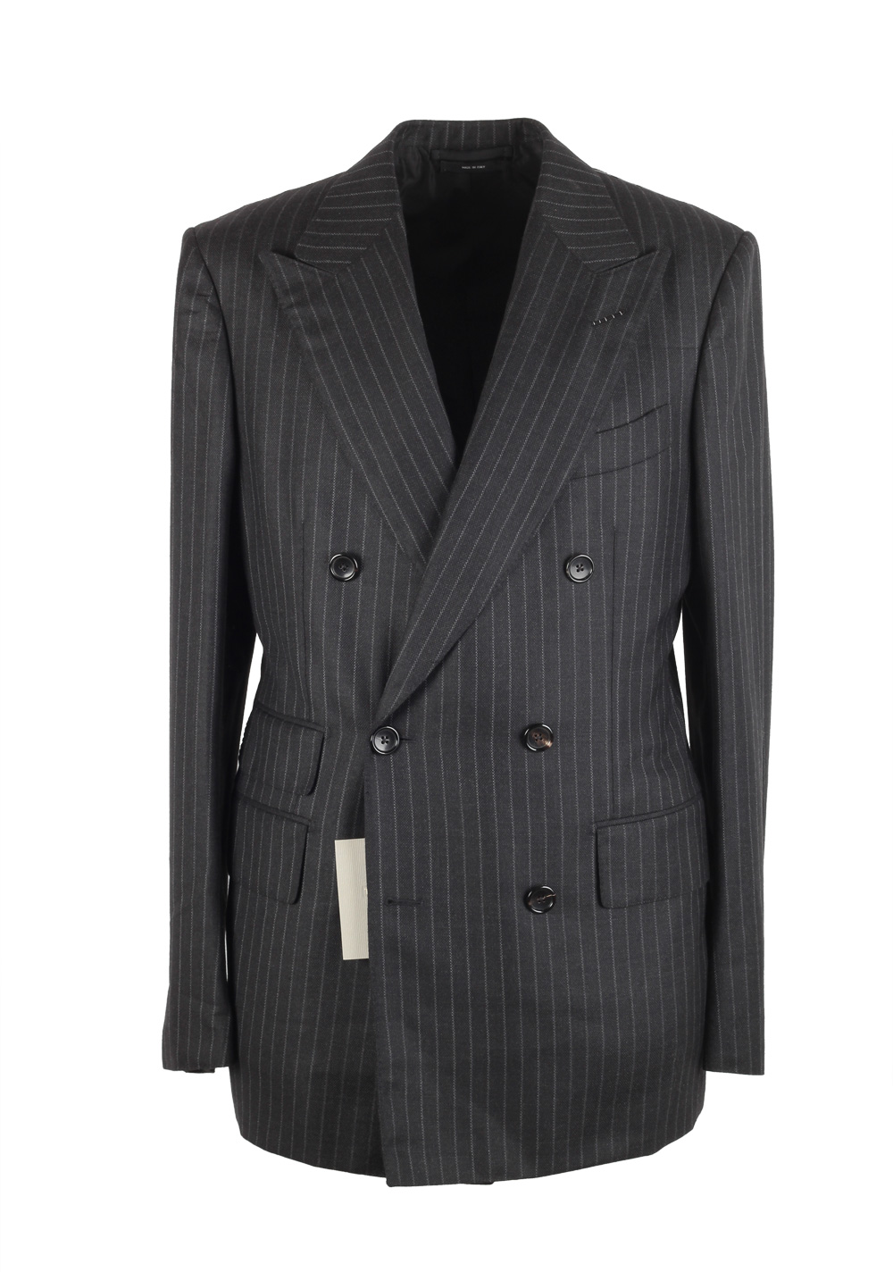 TOM FORD Shelton Brown Double Breasted Suit Size 48 / 38R U.S. In Wool ...