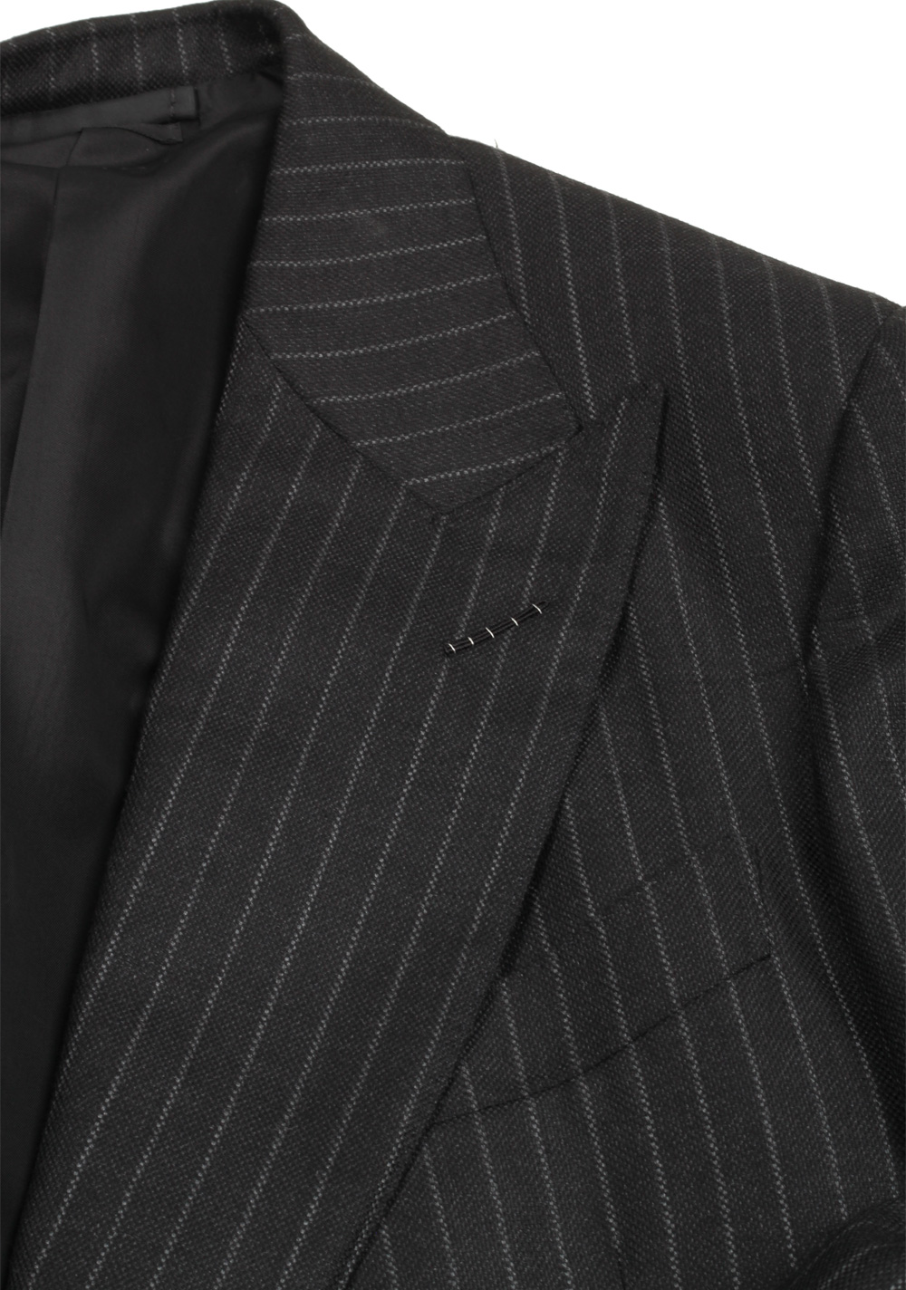 TOM FORD Shelton Brown Double Breasted Suit Size 48 / 38R U.S. In Wool Silk | Costume Limité