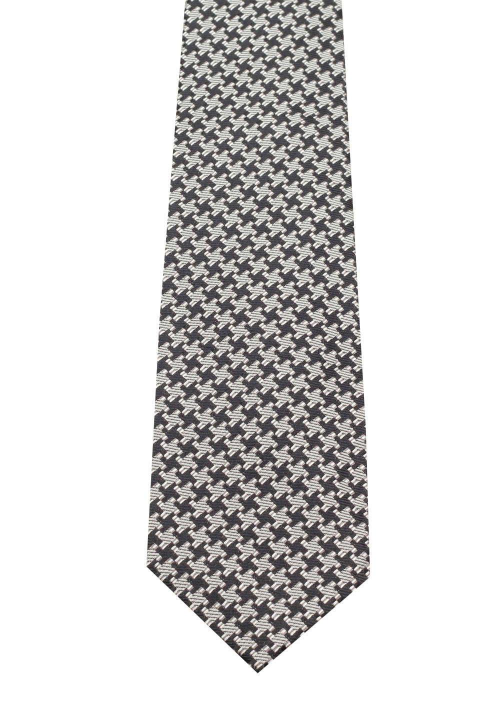 TOM FORD Patterned Black White Tie In Silk | Costume Limité