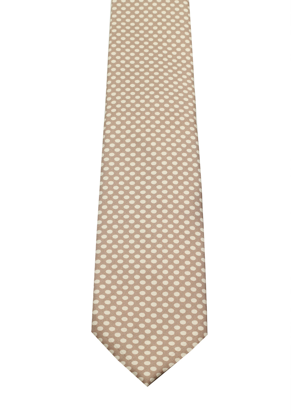 TOM FORD Patterned Beige Tie In Silk | Costume Limité