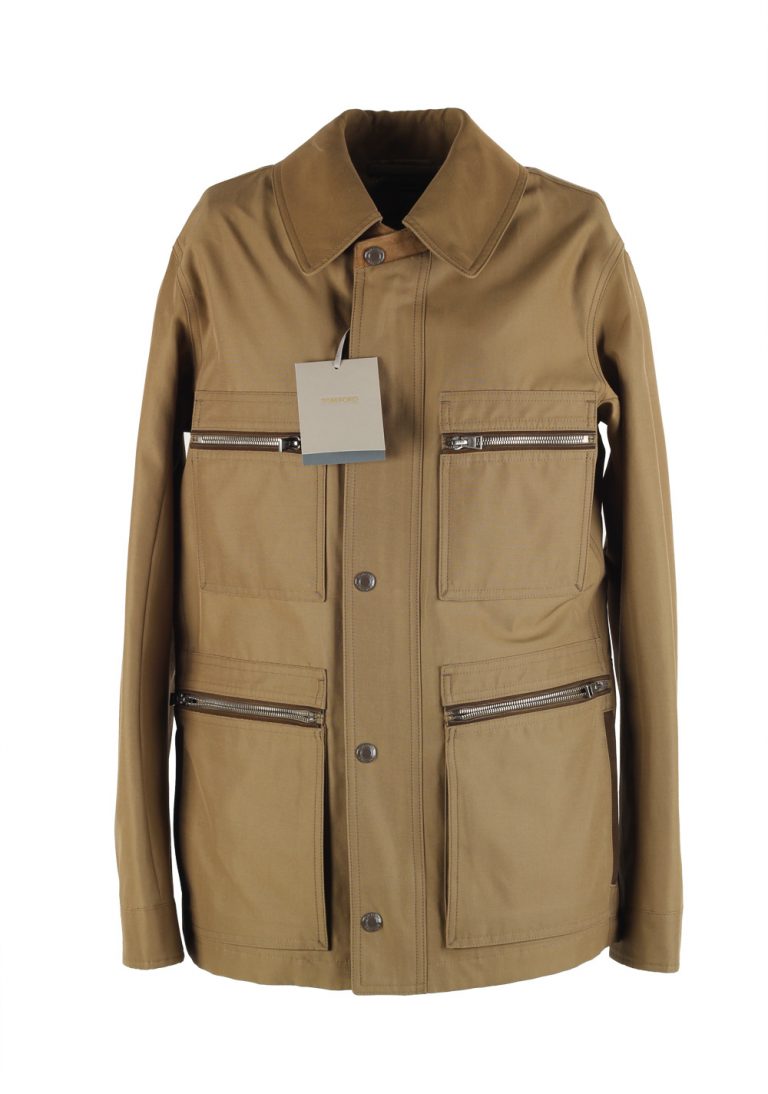 TOM FORD Beige Military Safari Jacket Size 48 / 38R U.S. - thumbnail | Costume Limité