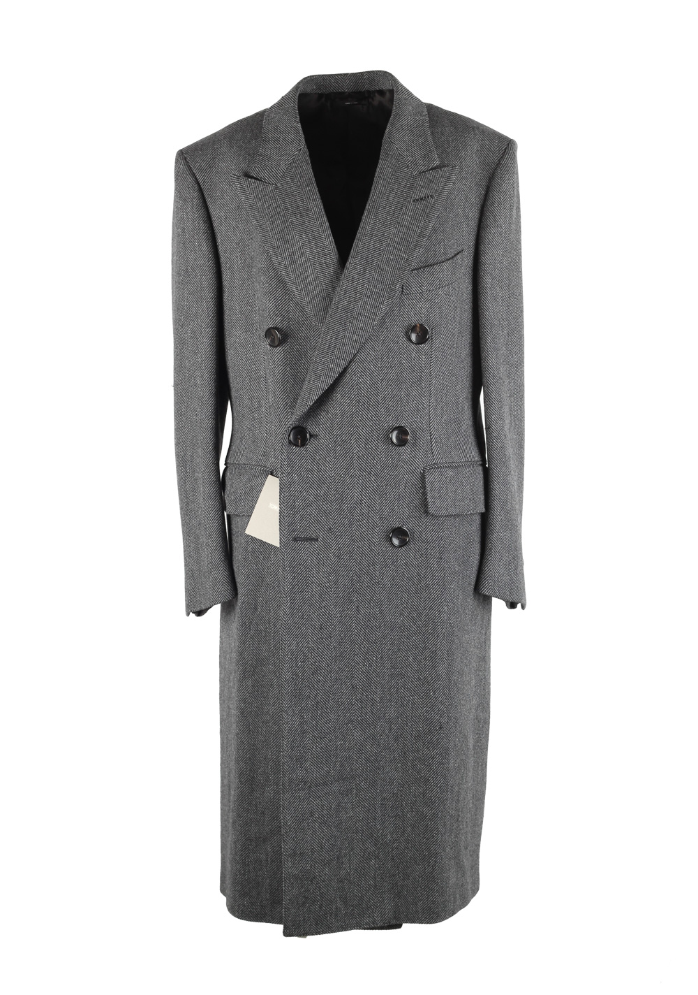 TOM FORD Gray Over Coat Size 50 / 40R U.S. Outerwear | Costume Limité