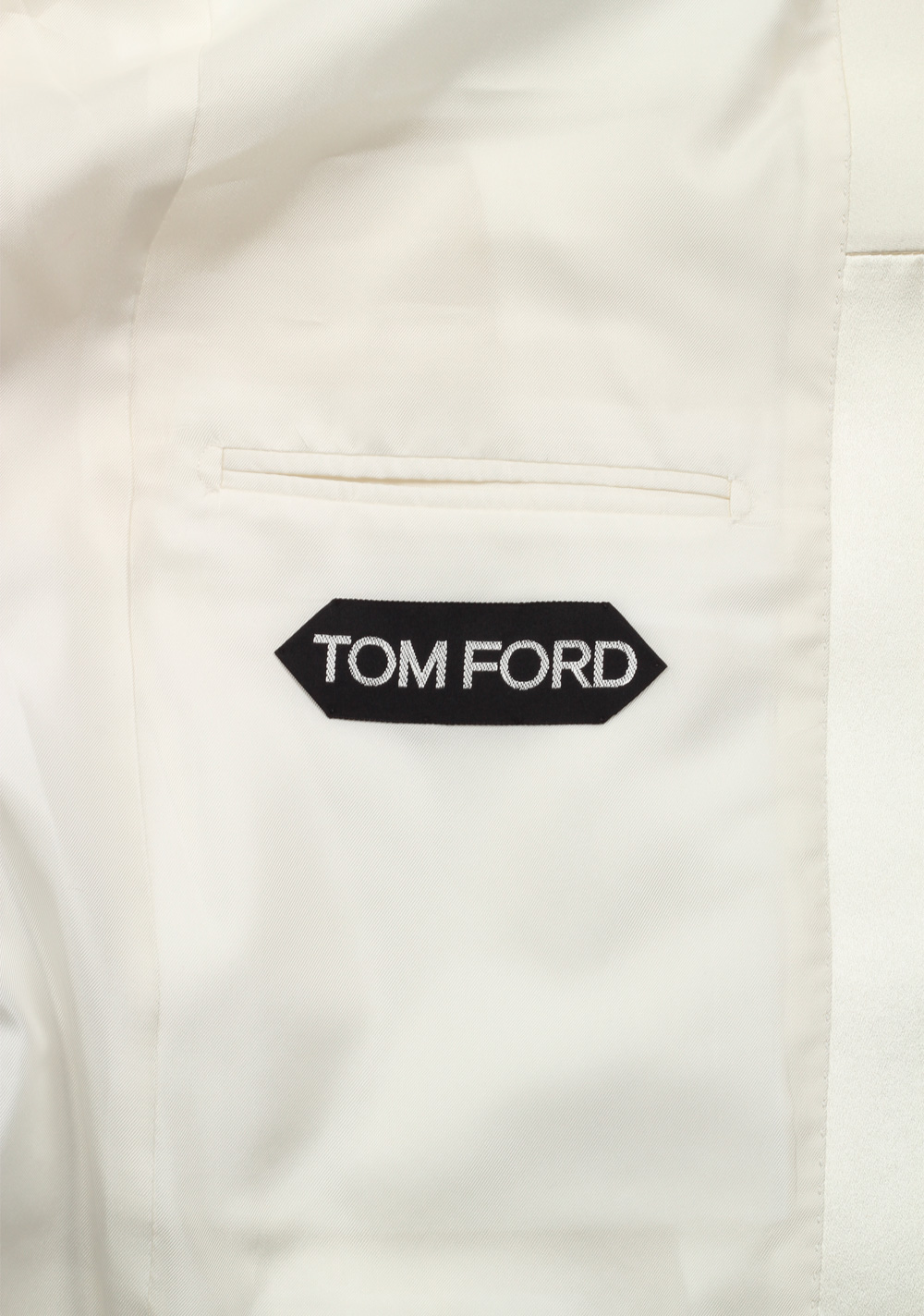 TOM FORD Shelton White Shawl Collar Sport Coat Tuxedo Dinner Jacket Size 48 / 38R U.S. | Costume Limité