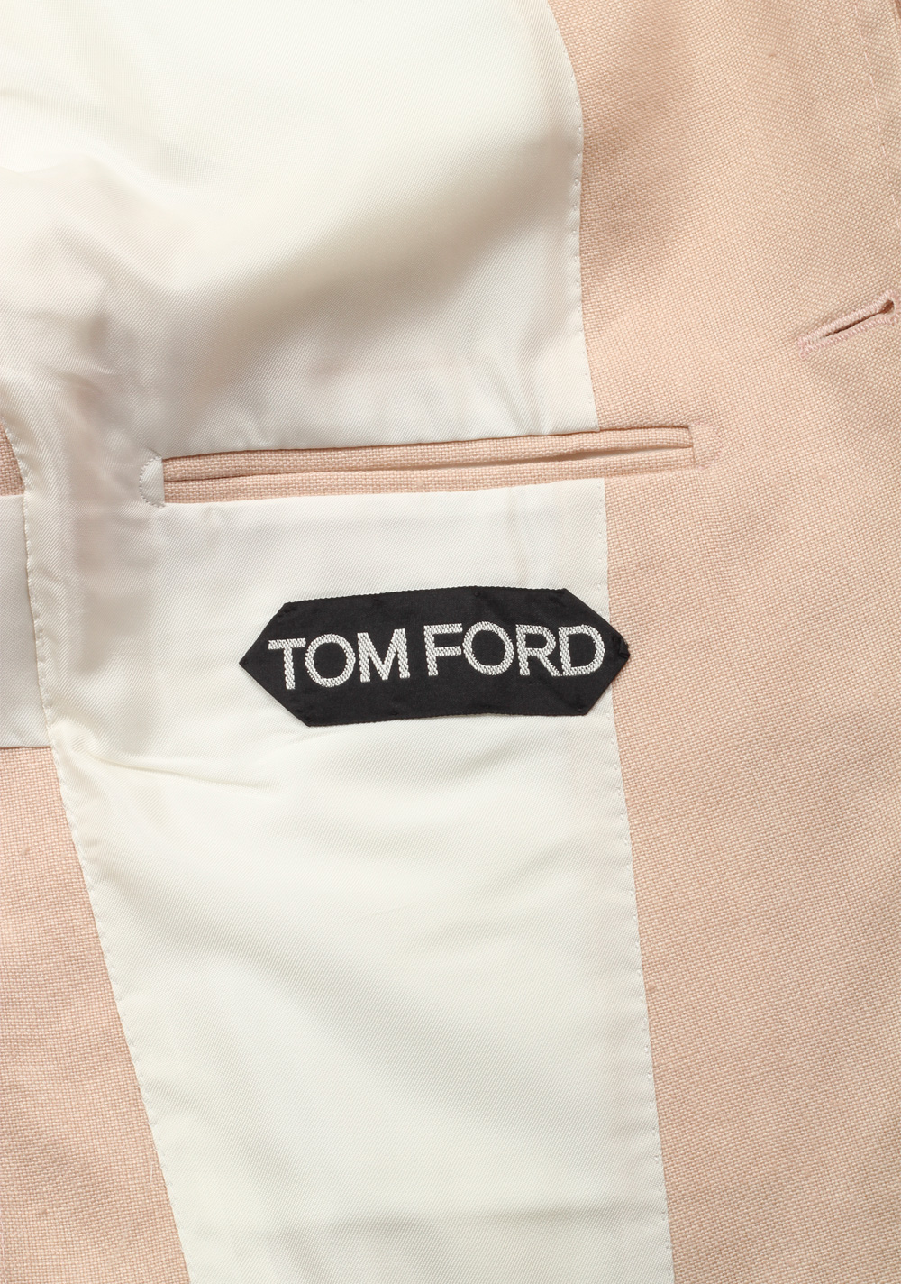 TOM FORD Shelton Salmon Size 48 / 38R U.S. In Linen | Costume Limité
