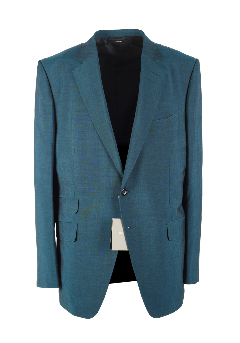 TOM FORD O’Connor Teal Suit Size 54 / 44R U.S. Wool Fit Y | Costume Limité