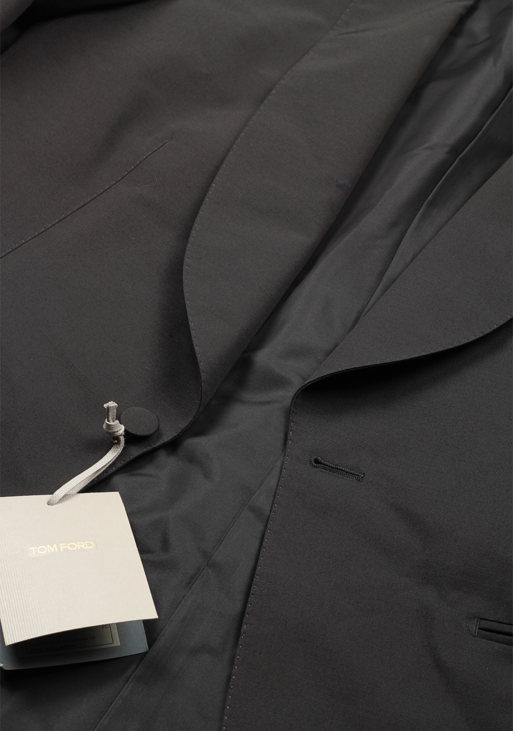 TOM FORD Shelton Black Shawl Collar Sport Coat Tuxedo Dinner Jacket Size 48 / 38R U.S. | Costume Limité