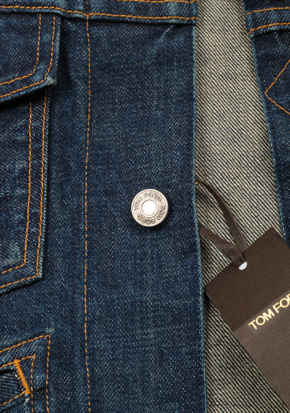 TOM FORD Icon Japanese Denim Jacket Size XL / 42R U.S. Outerwear | Costume Limité