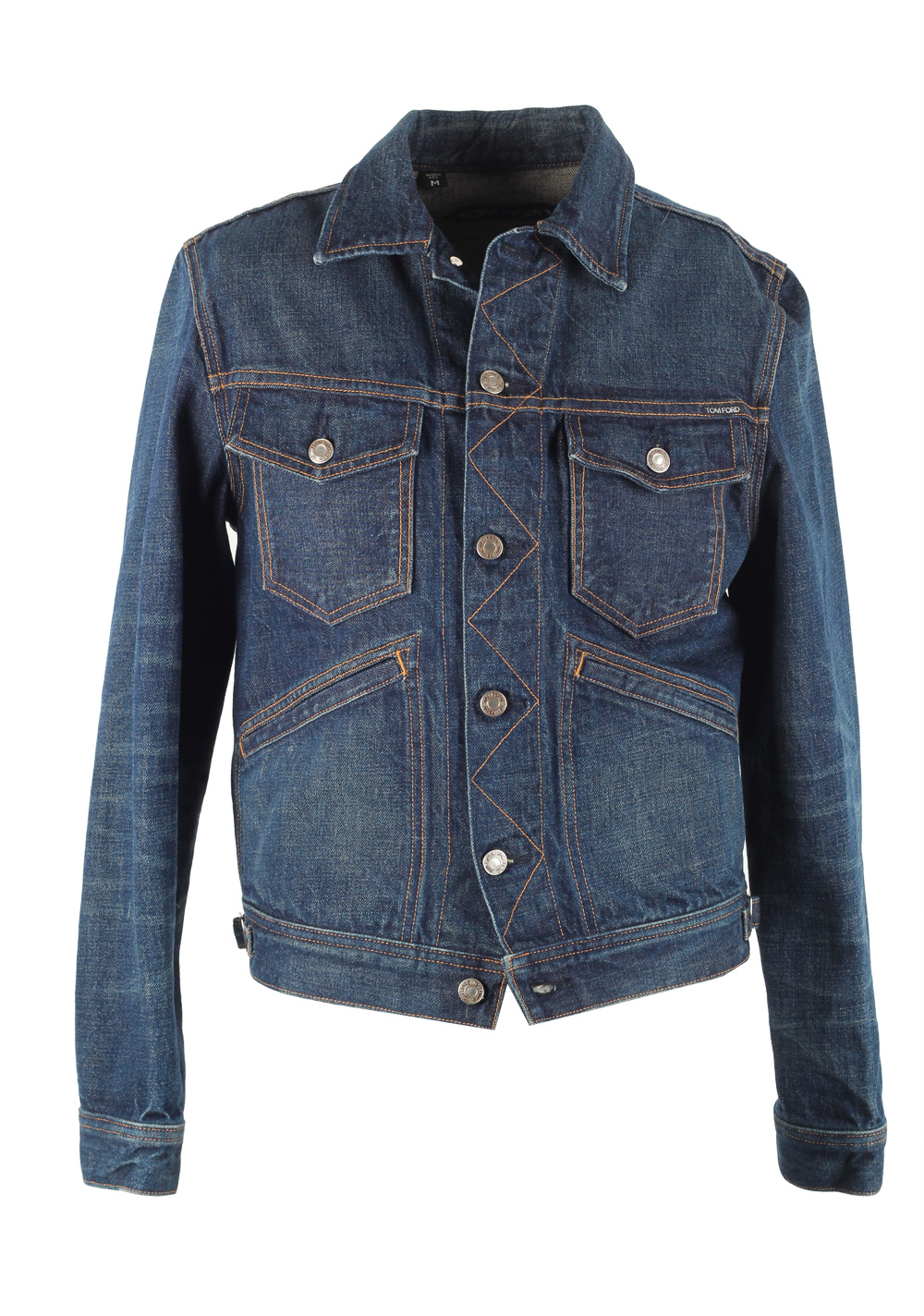 TOM FORD Icon Japanese Denim Jacket Size M / 38R U.S. Outerwear ...