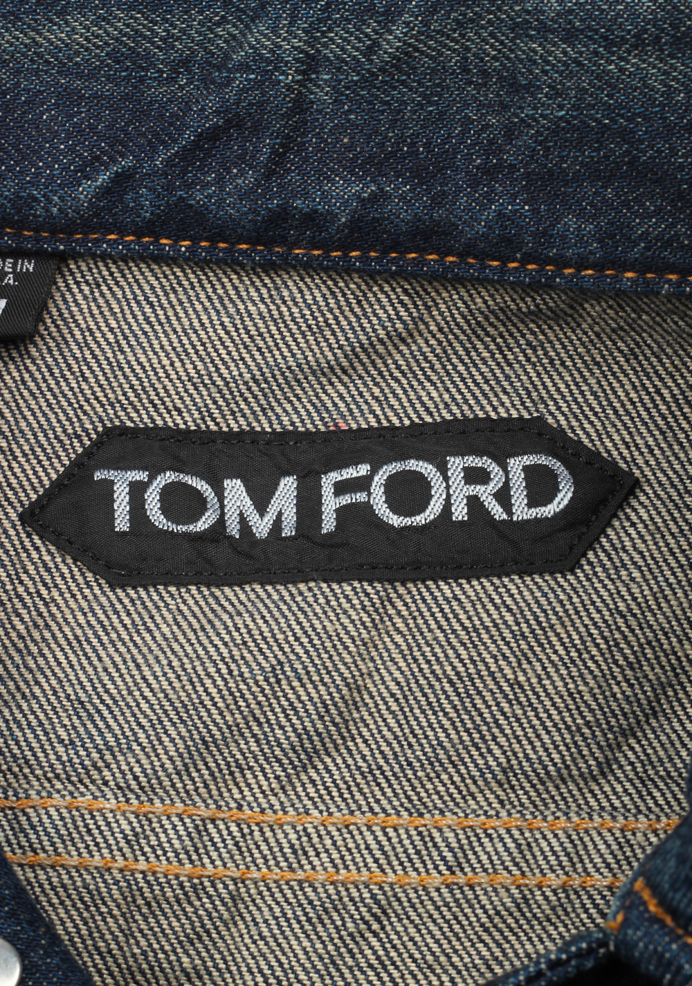 TOM FORD Icon Japanese Denim Jacket Size M / 38R U.S. Outerwear | Costume Limité