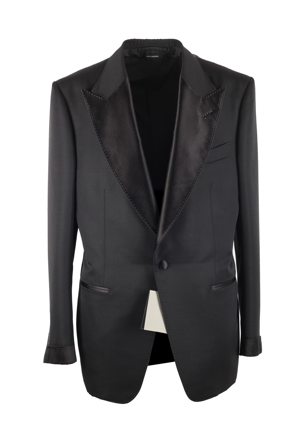 TOM FORD Atticus Black Tuxedo Smoking Suit Size 54 / 44R U.S. | Costume Limité