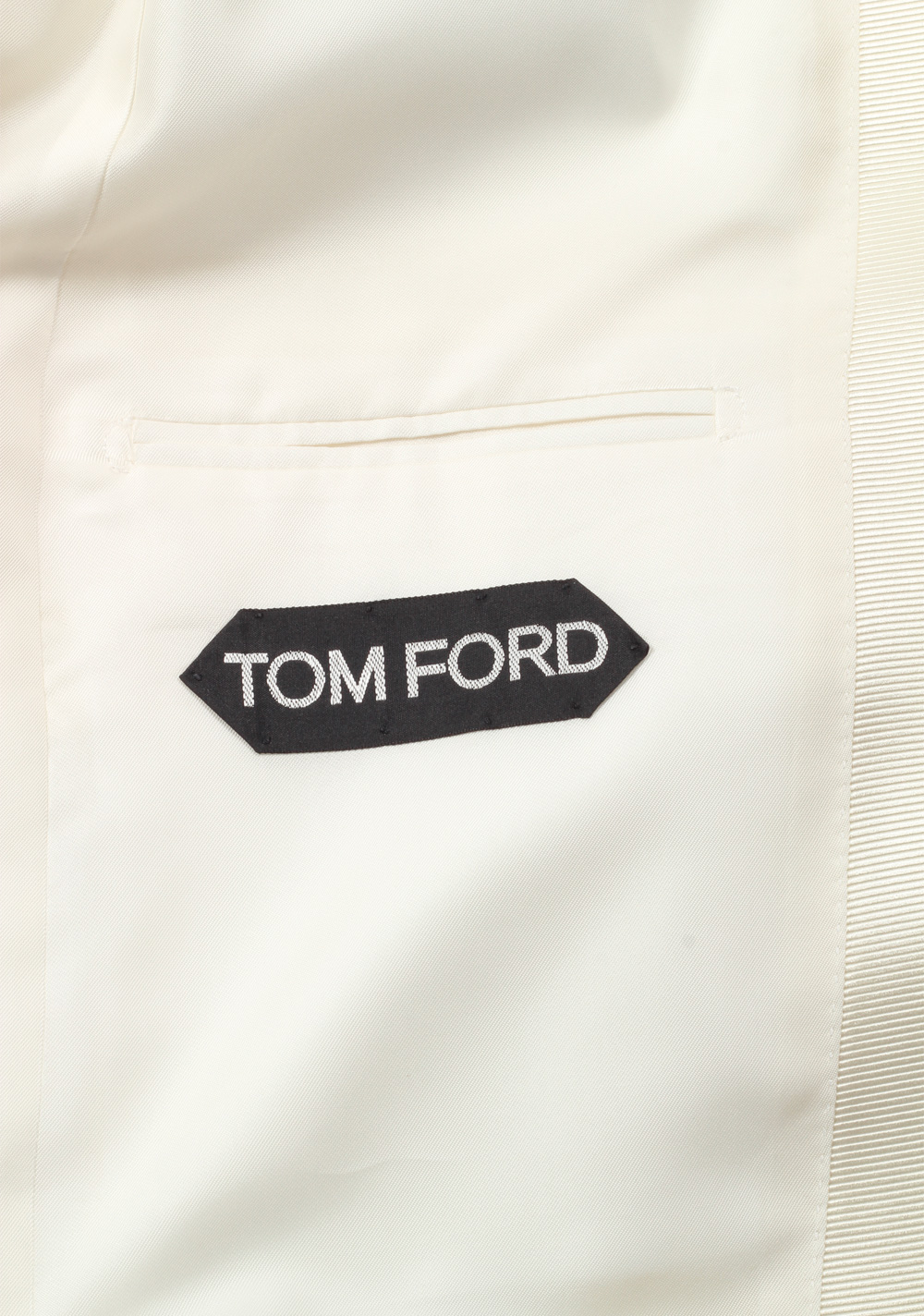 TOM FORD Windsor Ivory Signature Tuxedo Dinner Jacket Size 48 / 38R U.S. Fit A | Costume Limité