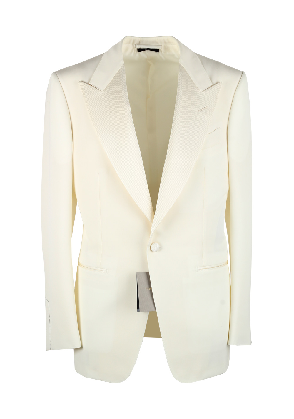 TOM FORD Windsor Ivory Signature Tuxedo Dinner Jacket Size 54 / 44R U.S. Fit A | Costume Limité