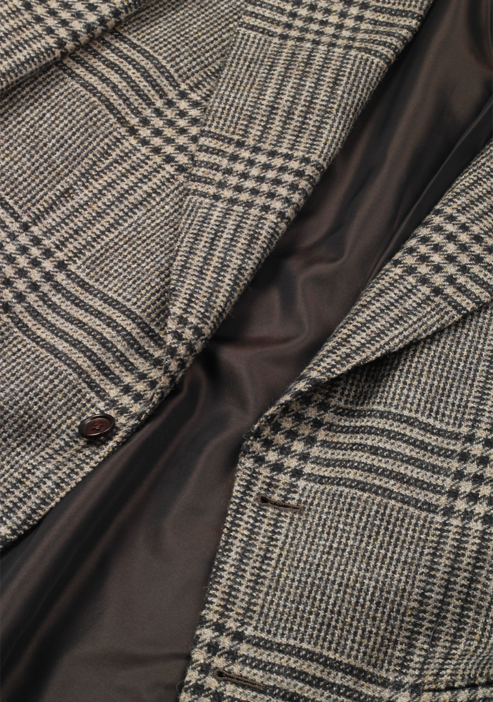 TOM FORD Shelton Checked Brown Sport Coat Size 54 / 44R U.S. In Wool Cashmere | Costume Limité