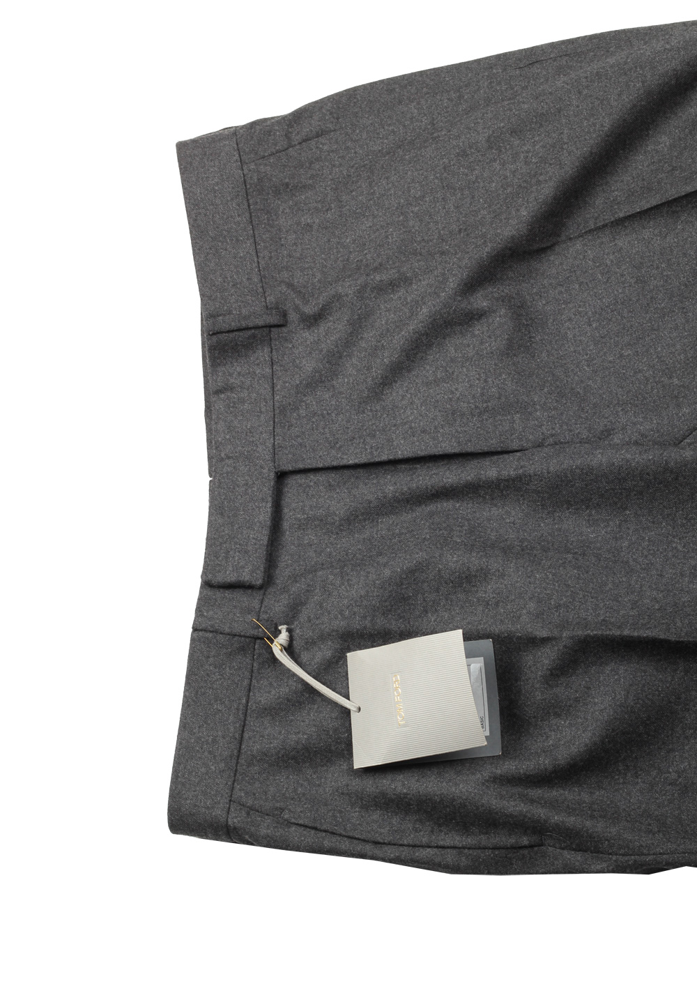 TOM FORD Gray Wool Cashmere Dress Trousers Size 58 / 42 U.S. | Costume Limité