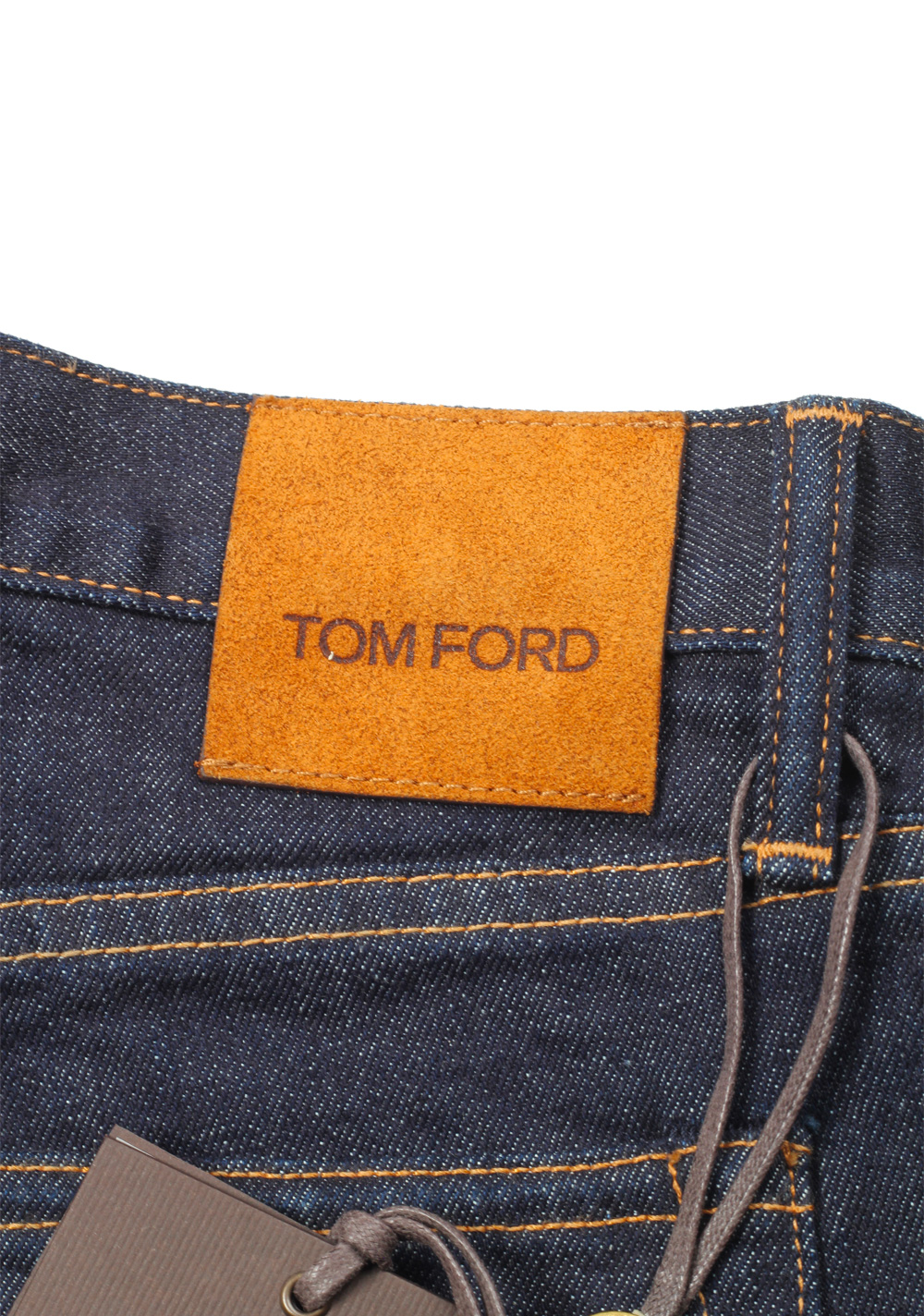 TOM FORD Blue Straight Jeans TFD002 Size 52 / 36 U.S. | Costume Limité