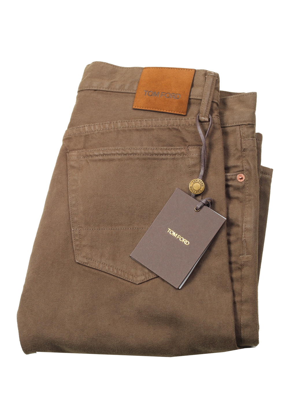 TOM FORD Brown Slim Fit Jeans TFD001 Size 48 / 32 U.S. | Costume Limité