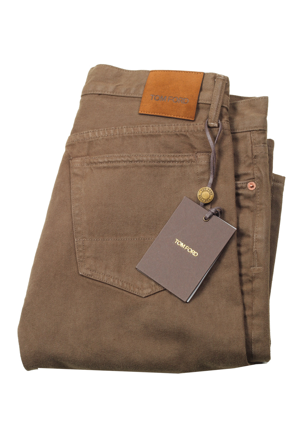 TOM FORD Brown Slim Fit Jeans TFD001 Size 49 / 33 U.S. | Costume Limité