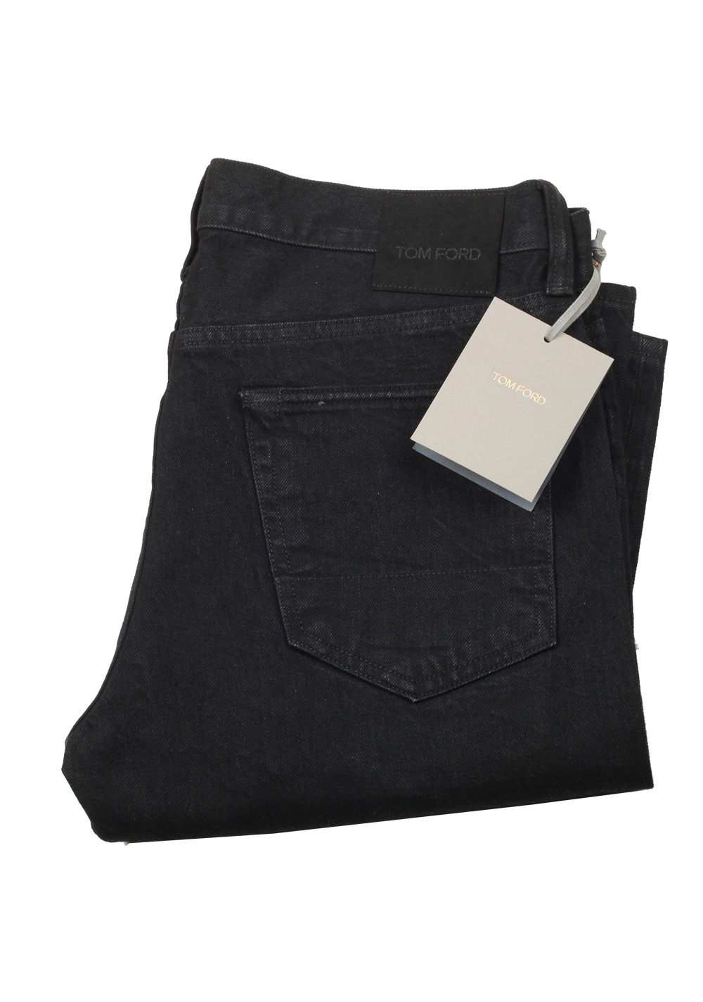 TOM FORD Black Straight Jeans TFD002 Size 46 / 30 U.S. | Costume Limité