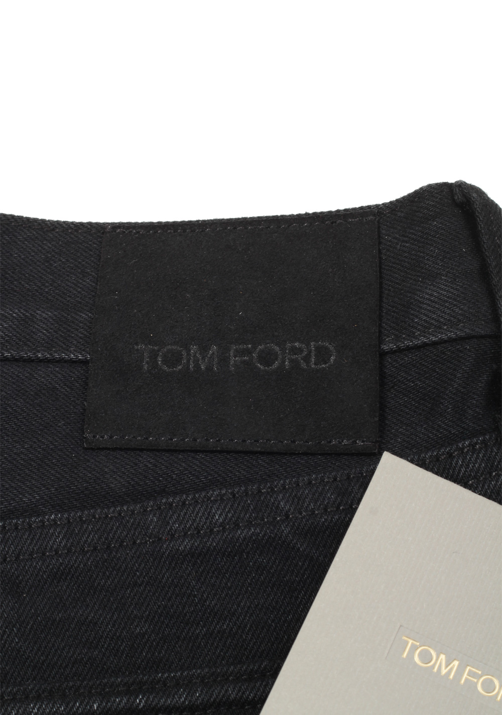 TOM FORD Black Straight Jeans TFD002 Size 46 / 30 U.S. | Costume Limité
