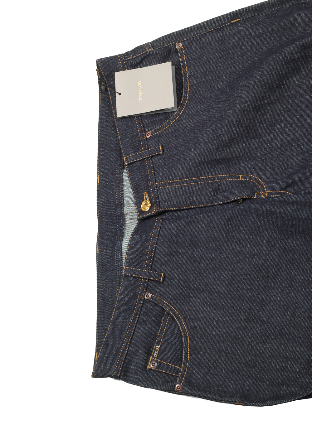 TOM FORD Blue Straight Jeans TFD003 Size 54 / 38 U.S. | Costume Limité