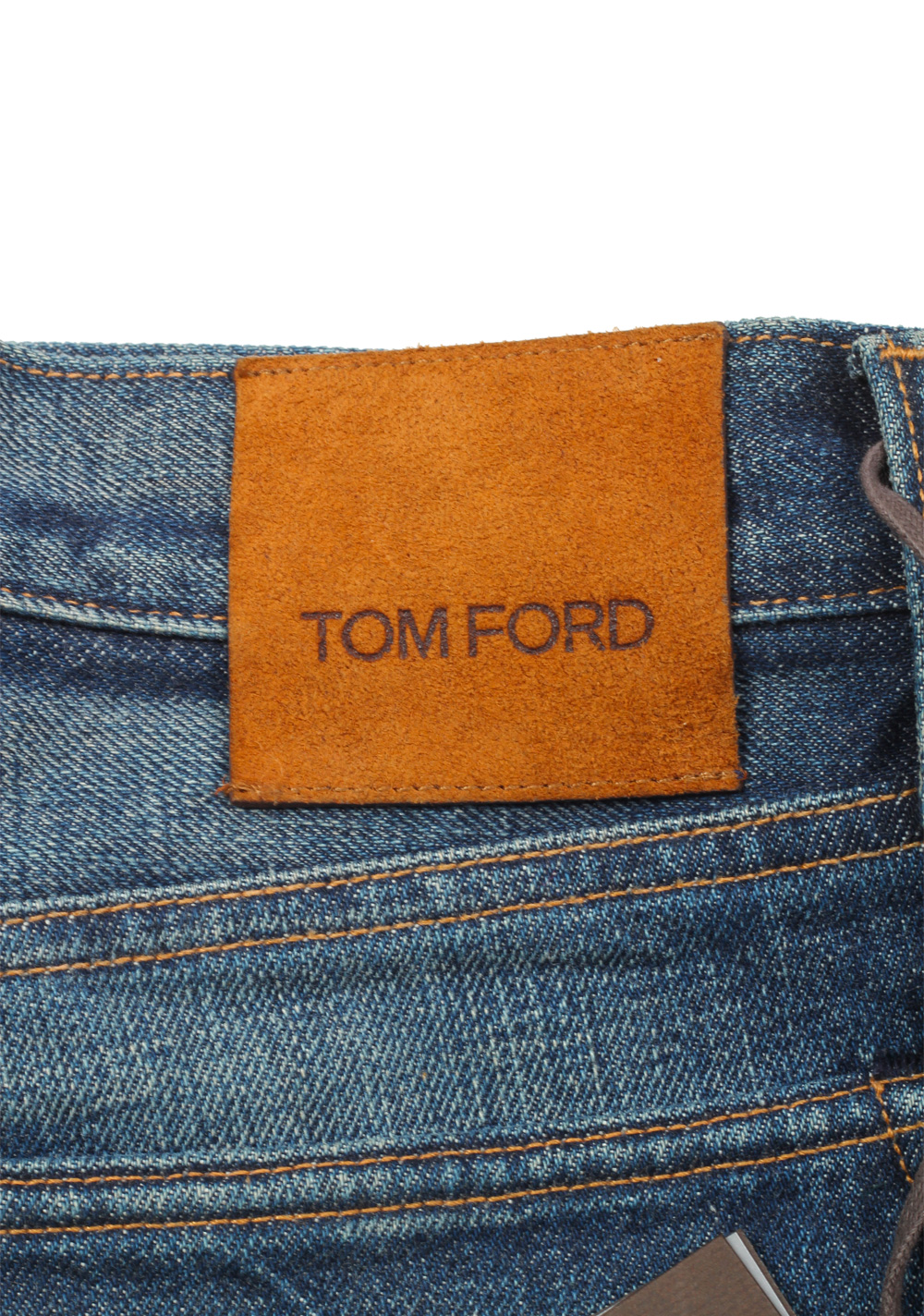 TOM FORD Blue Straight Jeans TFD002 Size 49 / 33 U.S. | Costume Limité