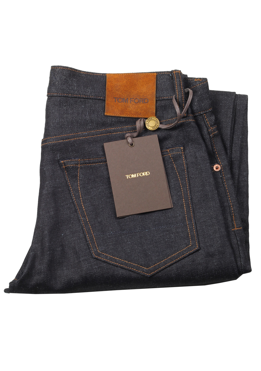 TOM FORD Blue Straight Jeans TFD003 Size 47 / 31 U.S. | Costume Limité