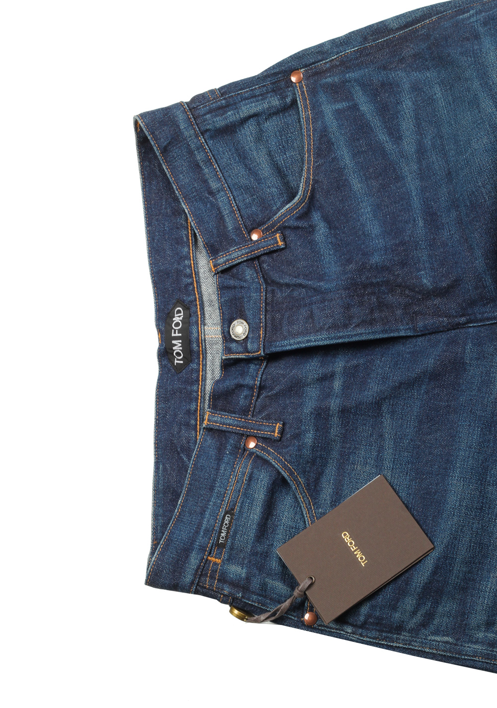 TOM FORD Blue Straight Jeans TFD002 Size 47 / 31 U.S. | Costume Limité