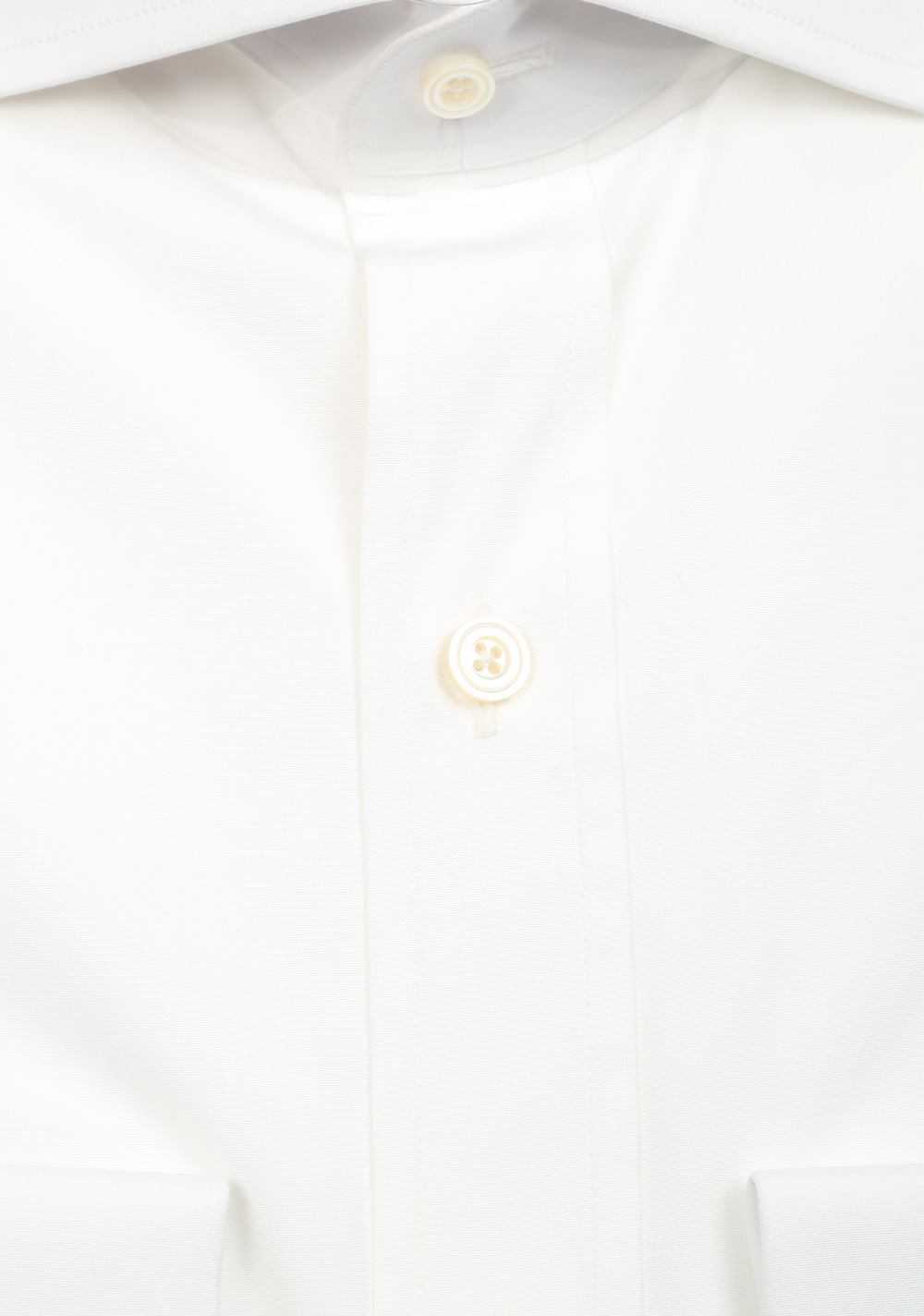 TOM FORD Solid White Dress Shirt French Cuffs Size 44 / 17,5 U.S. Slim Fit | Costume Limité